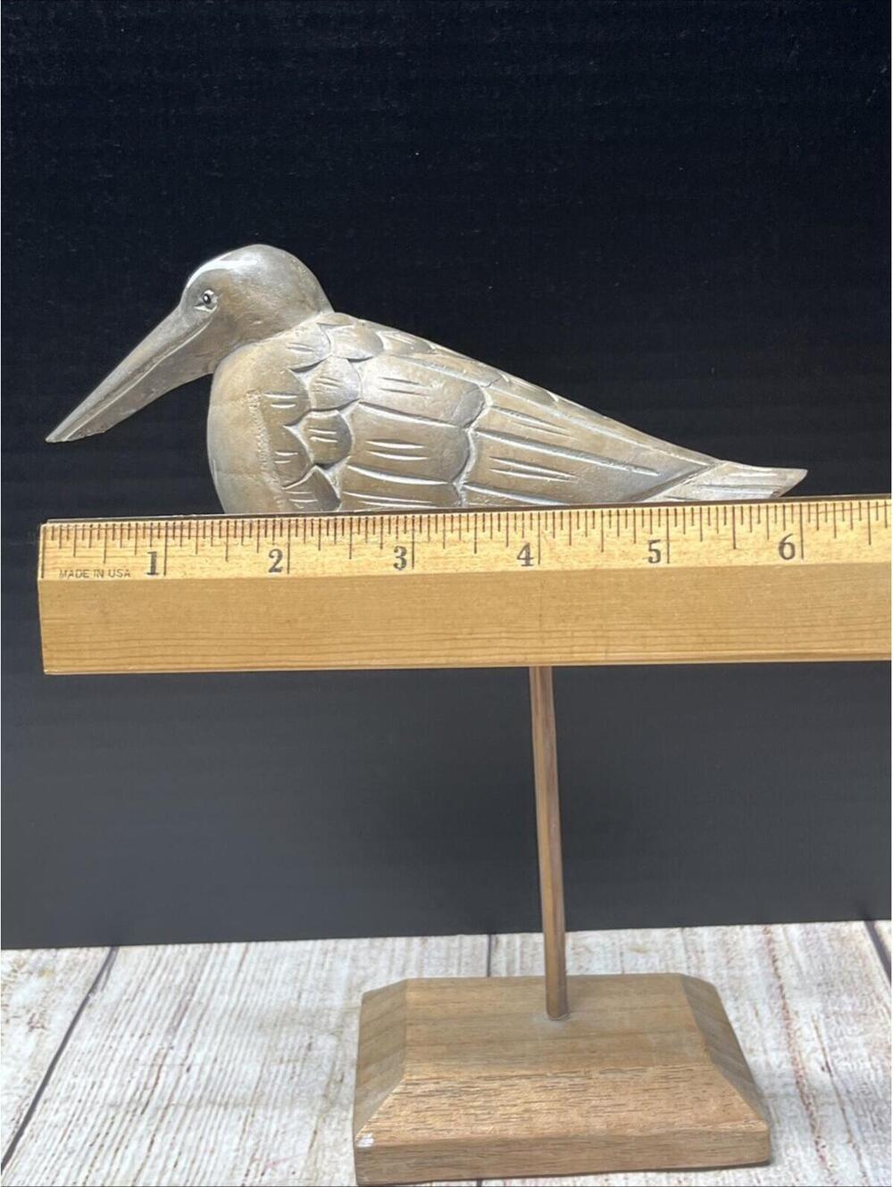 Vintage Hand Carved Shore Birds Set Of 3 Sand Pipers - Picture 15 of 15